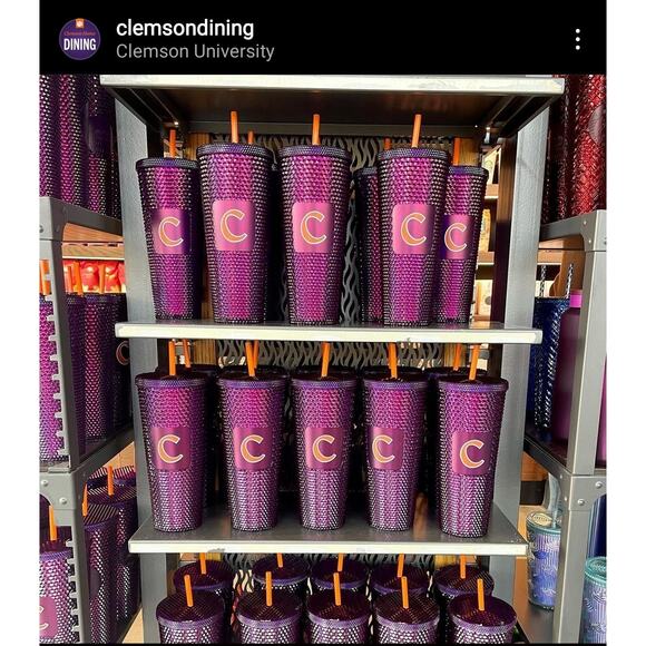Starbucks Clemson Studded Tumbler - Picture 4 of 4
